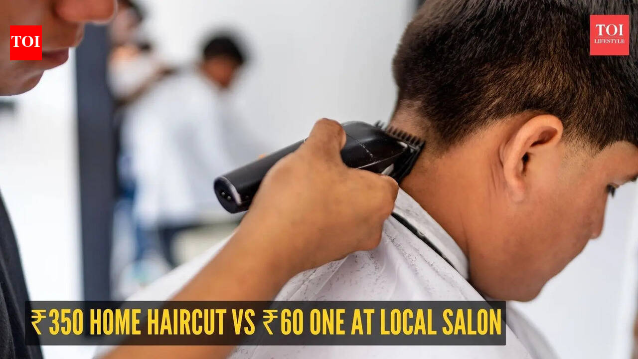 ₹350 home haircut vs ₹60 one at local salon: Man’s viral experience has everyone talking about ‘cost of convenience’