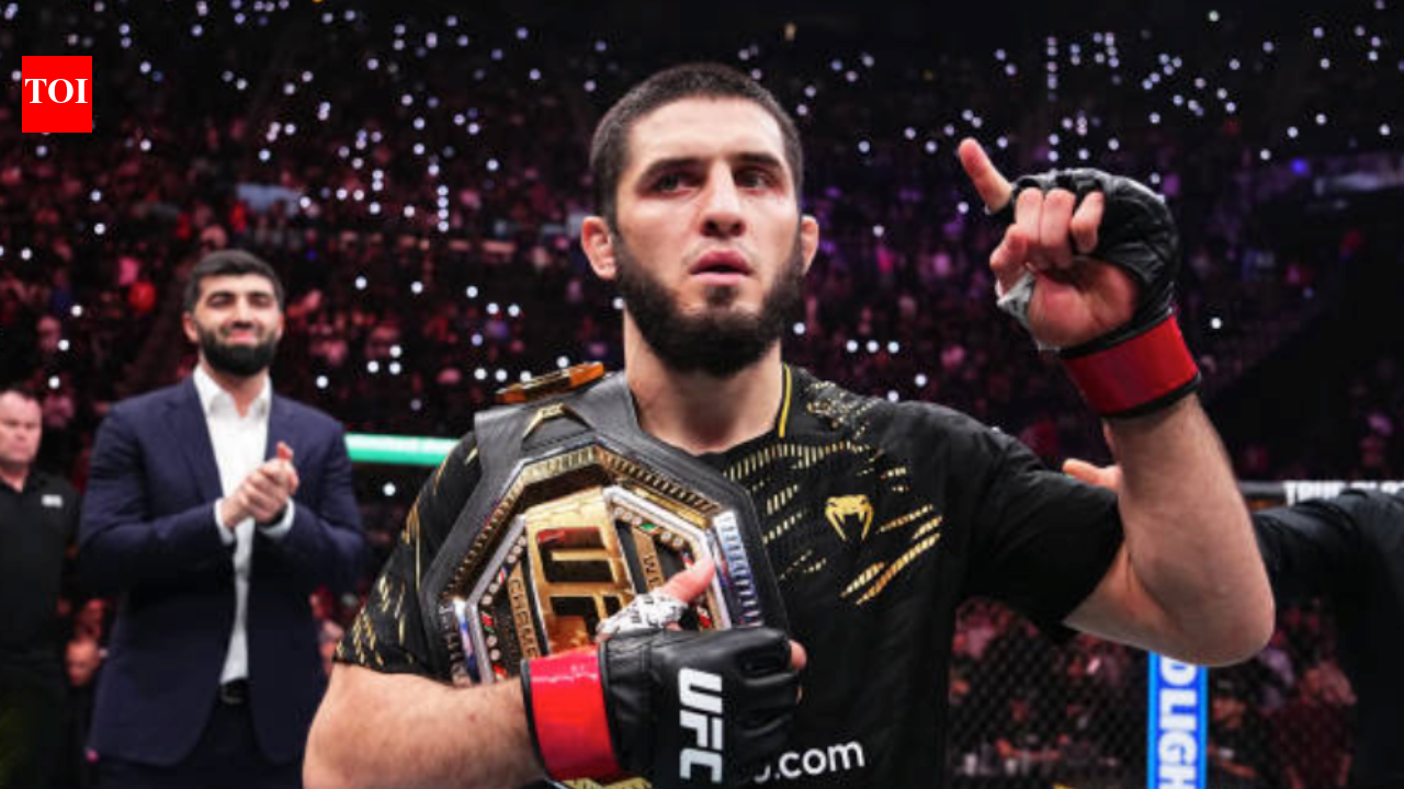 “Not everybody can”: Islam Makhachev hilariously mocks Ilia Topuria after title loss to Justin Gaethje at UFC 250, fans say “you found excuse to duck Ilia”
