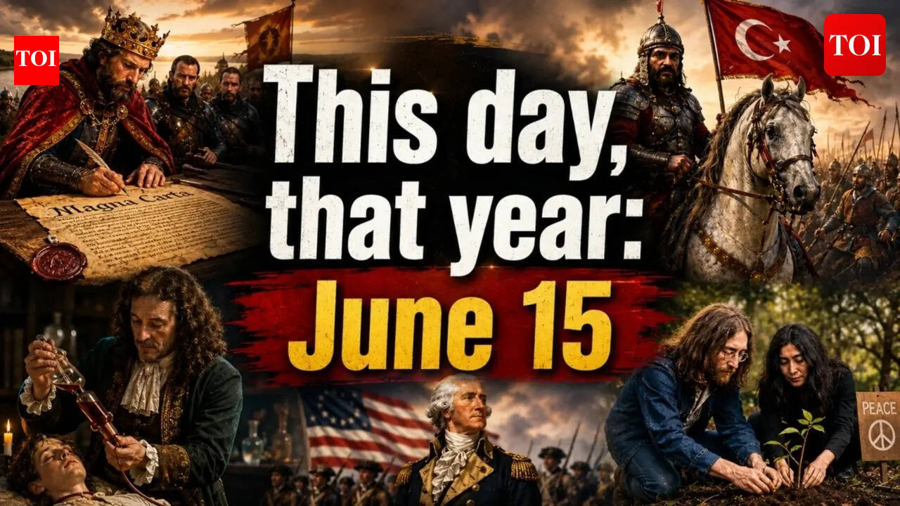 This day, that year (June 15): From sealing the Magna Carta, Ottoman victory, George Washington’s rise, to first fully documented human blood transfusion, and John Lennon and Yoko Ono planting acorns for peace