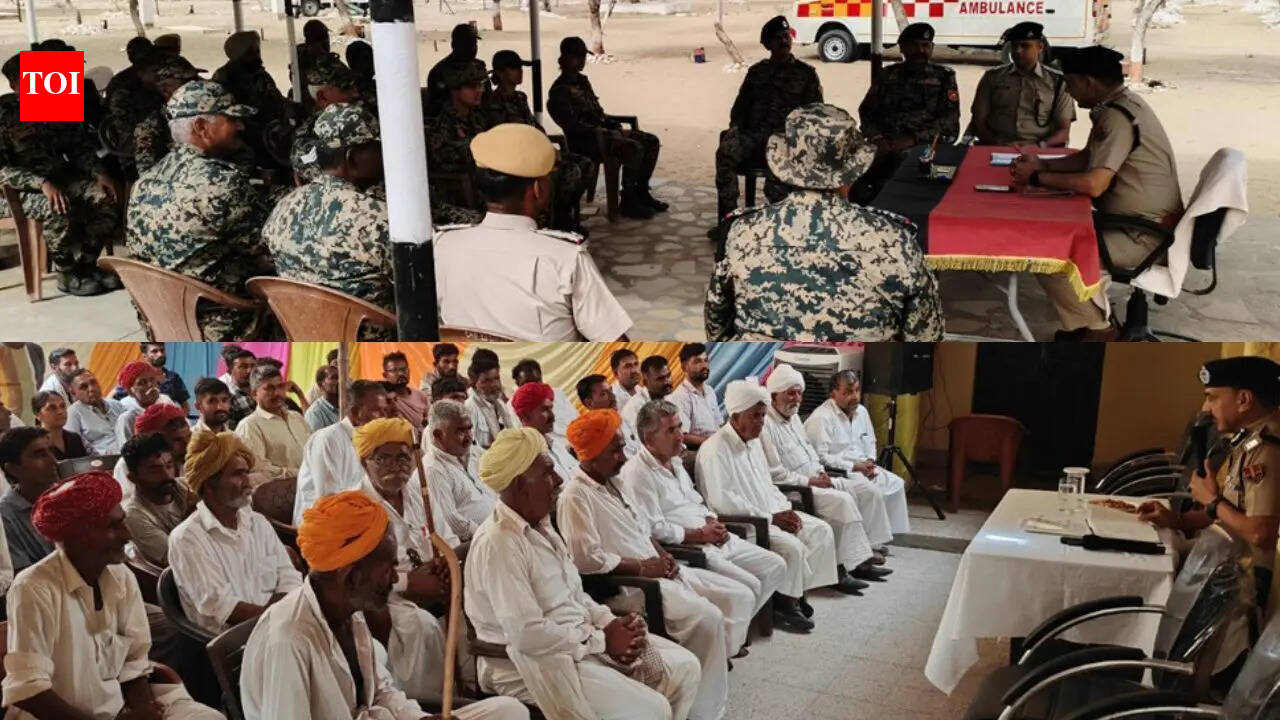 Jodhpur range IG Satyendra Singh visits border areas to review security and BSF coordination
