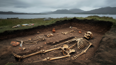 2,000-year-old skeleton in Scotland found with brain removed and bones carved into tools