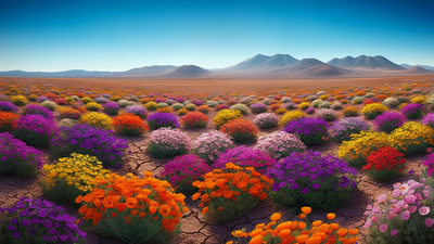  The desert that blooms once every few years