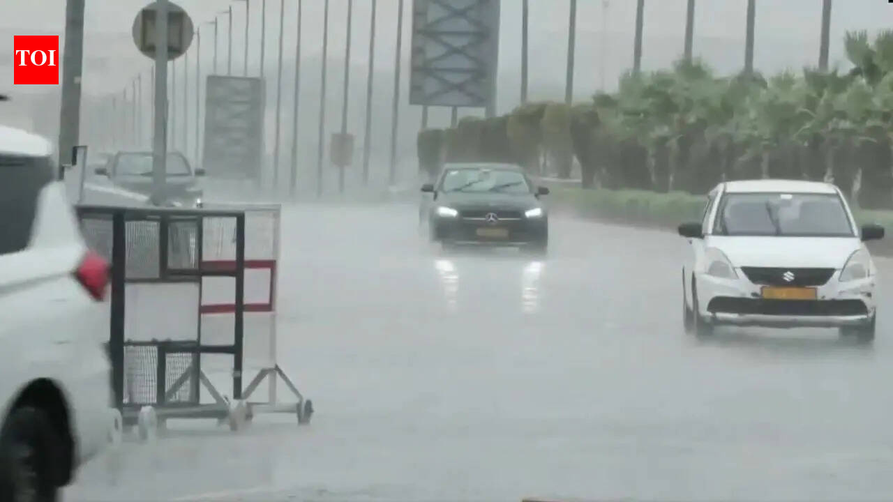 Heavy rain lashes parts of Delhi-NCR; IMD issues red alert, warns of winds up to 90kmph