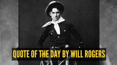 Quote of the day for children by Will Rogers: “Good judgment comes from experience, and a lot of that comes from...”