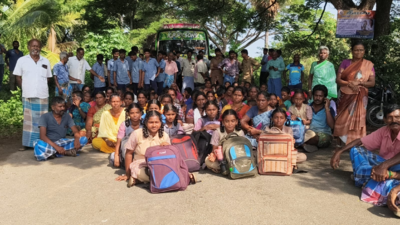 Villagers, students block Dharmapuri–Kallavi road demanding basic facilities