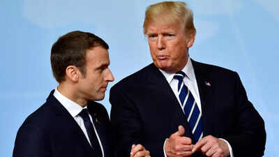 Donald Trump has a '100% warning' for French President Emmanuel Macron: Scrap tax for Google, Apple, and other American tech companies or I have no choice but to…