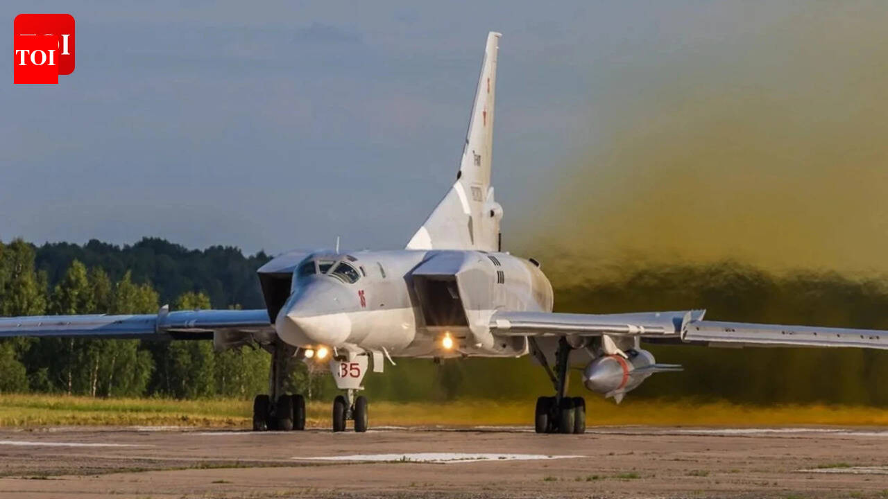 Watch: Russian bomber crashes in Siberia, crew safely ejects