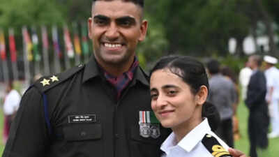  College sweethearts turned lieutenants who fulfilled their dream of serving the nation together