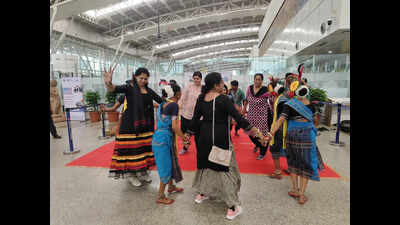 Airport observes Yatri Suvidha Diwas with a Raja twist