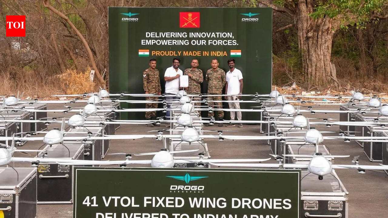 Drogo Aerospace delivers 1st batch its 41 JK 250e drones to Indian Army