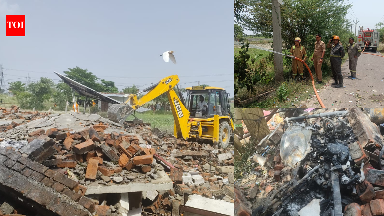Woman killed, 1 injured in firecracker unit blast in UP; shockwaves felt up to 2km