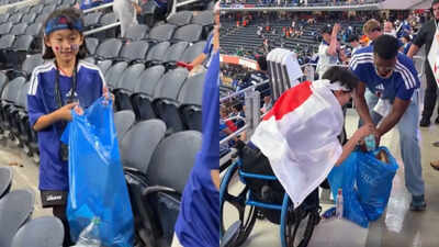 Why do Japanese fans clean stadiums after games? Videos from FIFA World Cup 2026 have internet shocked