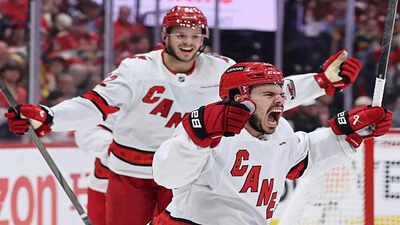 Carolina Hurricanes win the Stanley Cup after 20 years, defeating the Vegas Golden Knights in Game 6
