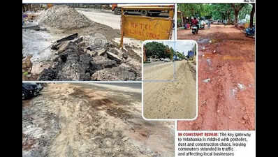 Dug up & left behind: Residents seek answers for state of Bengaluru’s Doddaballapur Road