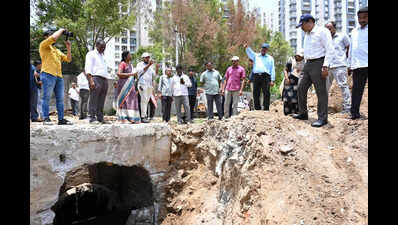 Concrete slabs choking drains, worsening flooding in Hyderabad, says HYDRAA