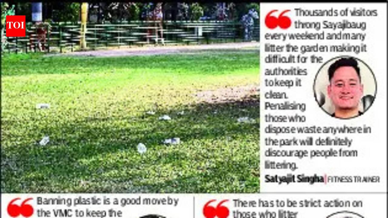 Sayajibaug’s silent invader: Thousands of plastic caps