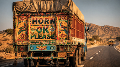  Why Indian trucks carry this famous message