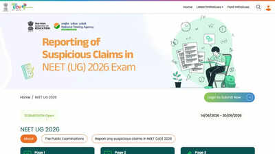 Re-NEET UG 2026: NTA launches portal to report fake paper leak claims, impersonation ahead of June 21 exam