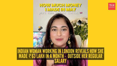 Indian woman working in London says she made ₹63 lakh in one month outside her job - here's how she did it