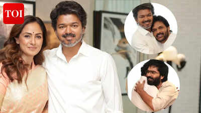 Simran, Silambarasan TR and Shaam meet Tamil Nadu CM Vijay; extend heartfelt wishes with reunion PICS and posts