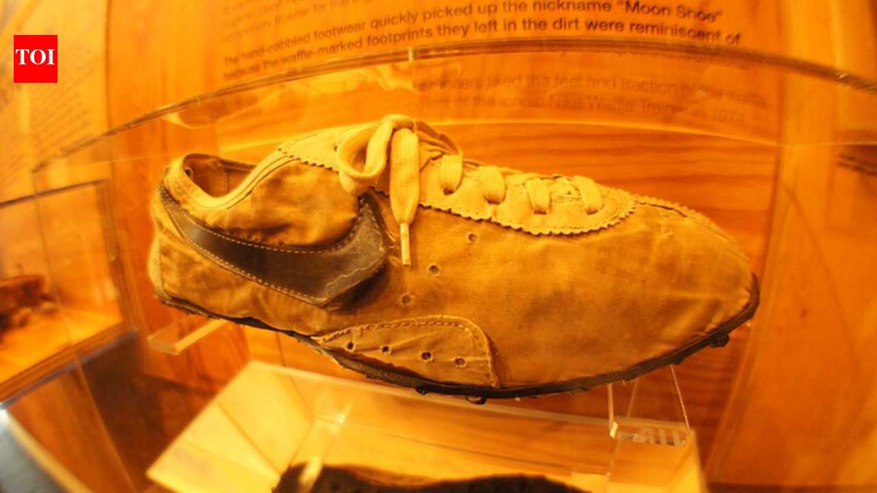 In 1971, a track coach poured rubber into a waffle iron and created the sole that helped build Nike