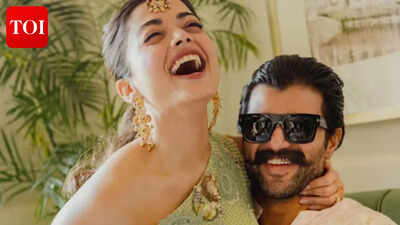 Rashmika Mandanna introduces herself as 'Rashmika Mandanna Deverakonda' at scholarship event with Vijay Deverakonda - Watch