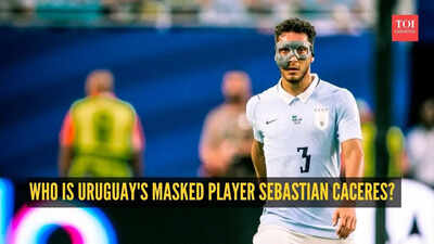 Who is Uruguay's masked player Sebastian Caceres? Why he is wearing a blue face mask at FIFA World Cup 2026