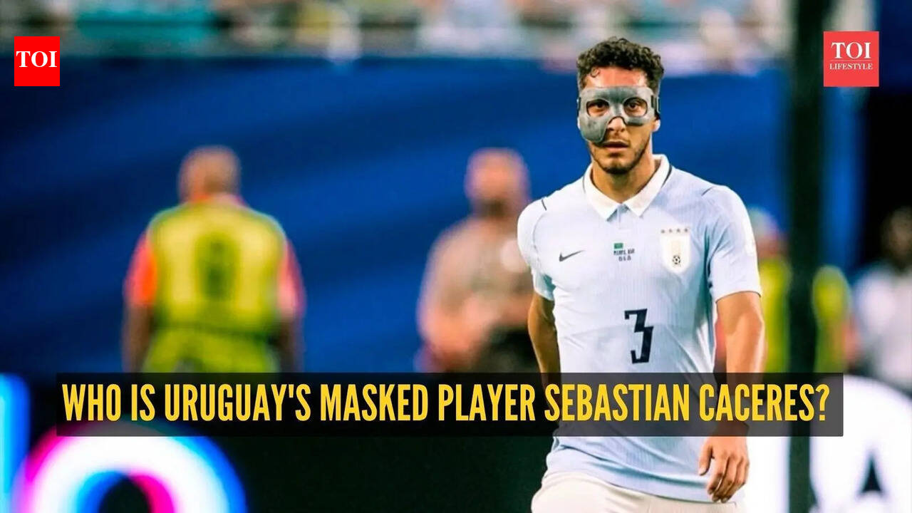 Who is Uruguay's masked player Sebastian Caceres? Why he is wearing a blue face mask at FIFA World Cup 2026