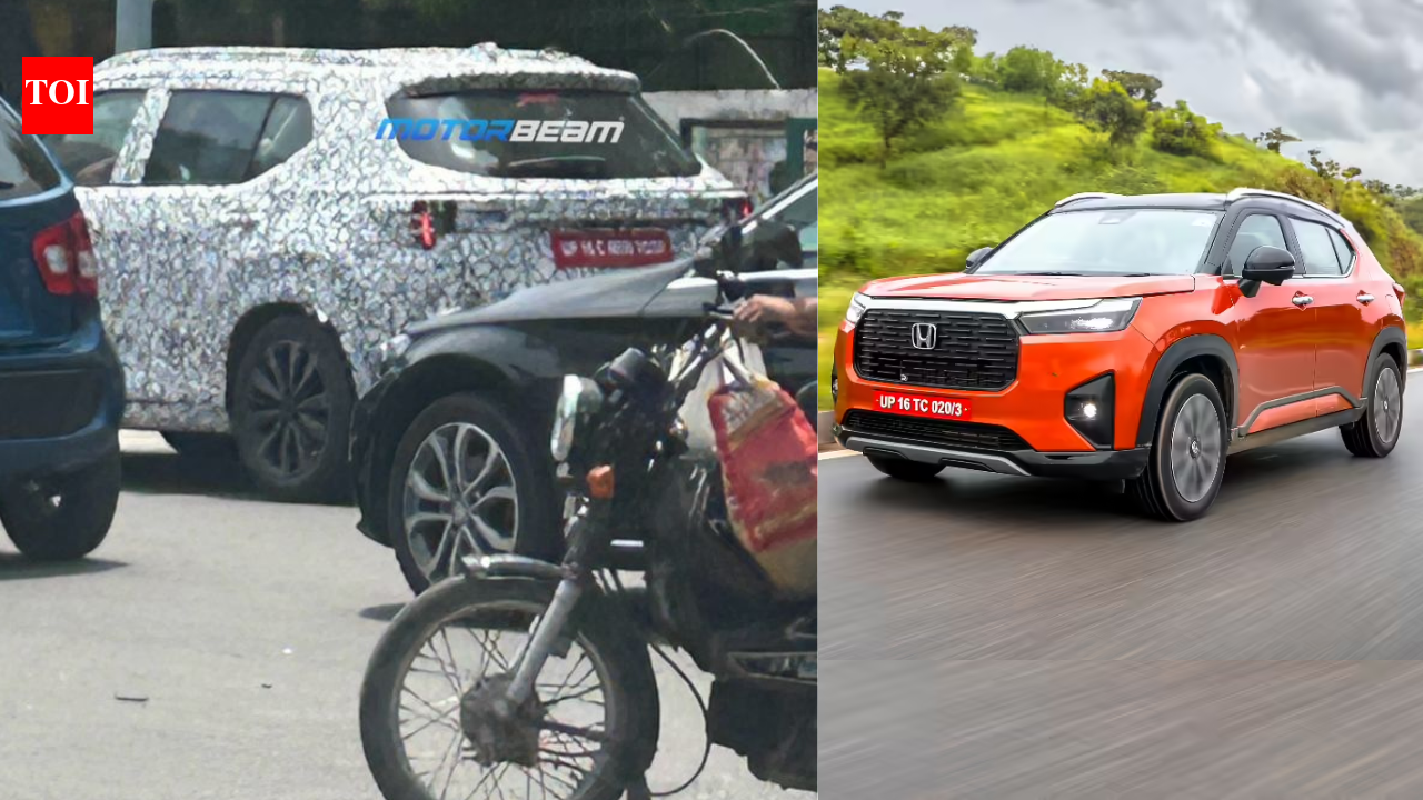 Honda Elevate facelift spied testing for the first time: Details