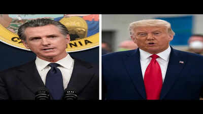  Gavin Newsom accuses Donald Trump of politically motivated DOJ investigation