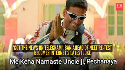 Telegram goes dark before NEET 2026 re-test; students flood internet with memes