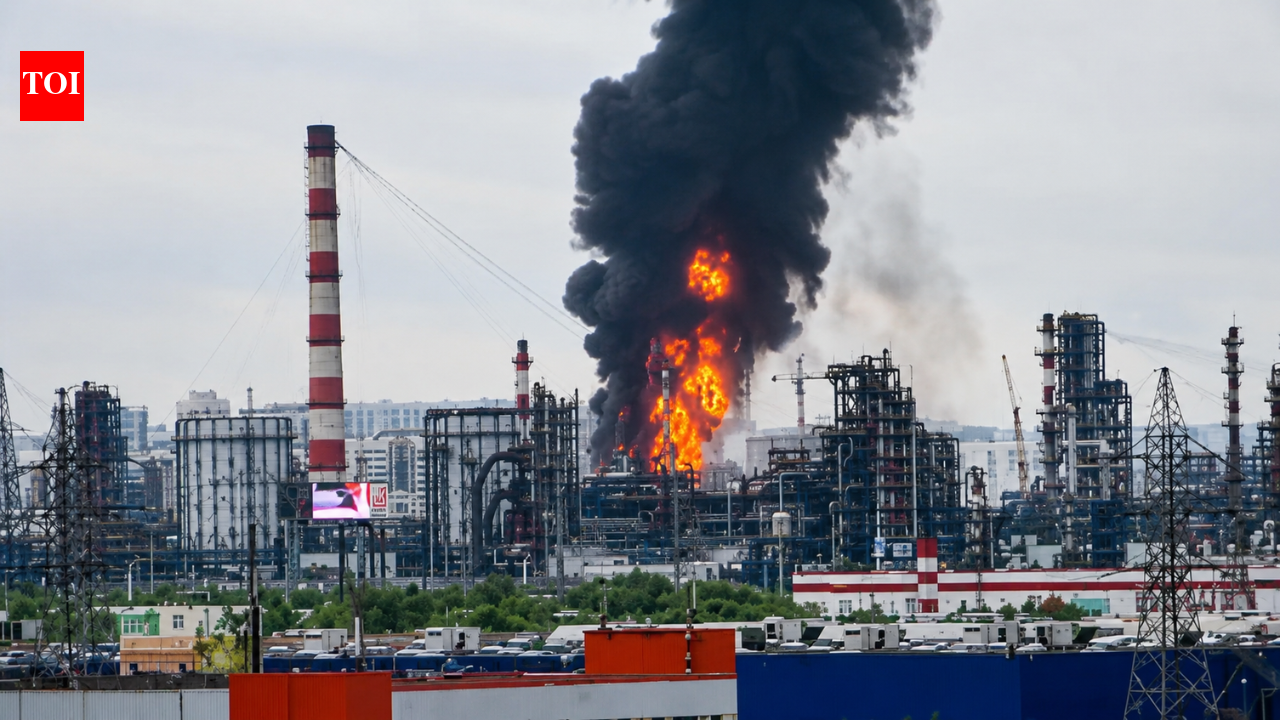 Watch: Ukraine hits Moscow region's largest refinery in deep-strike attack