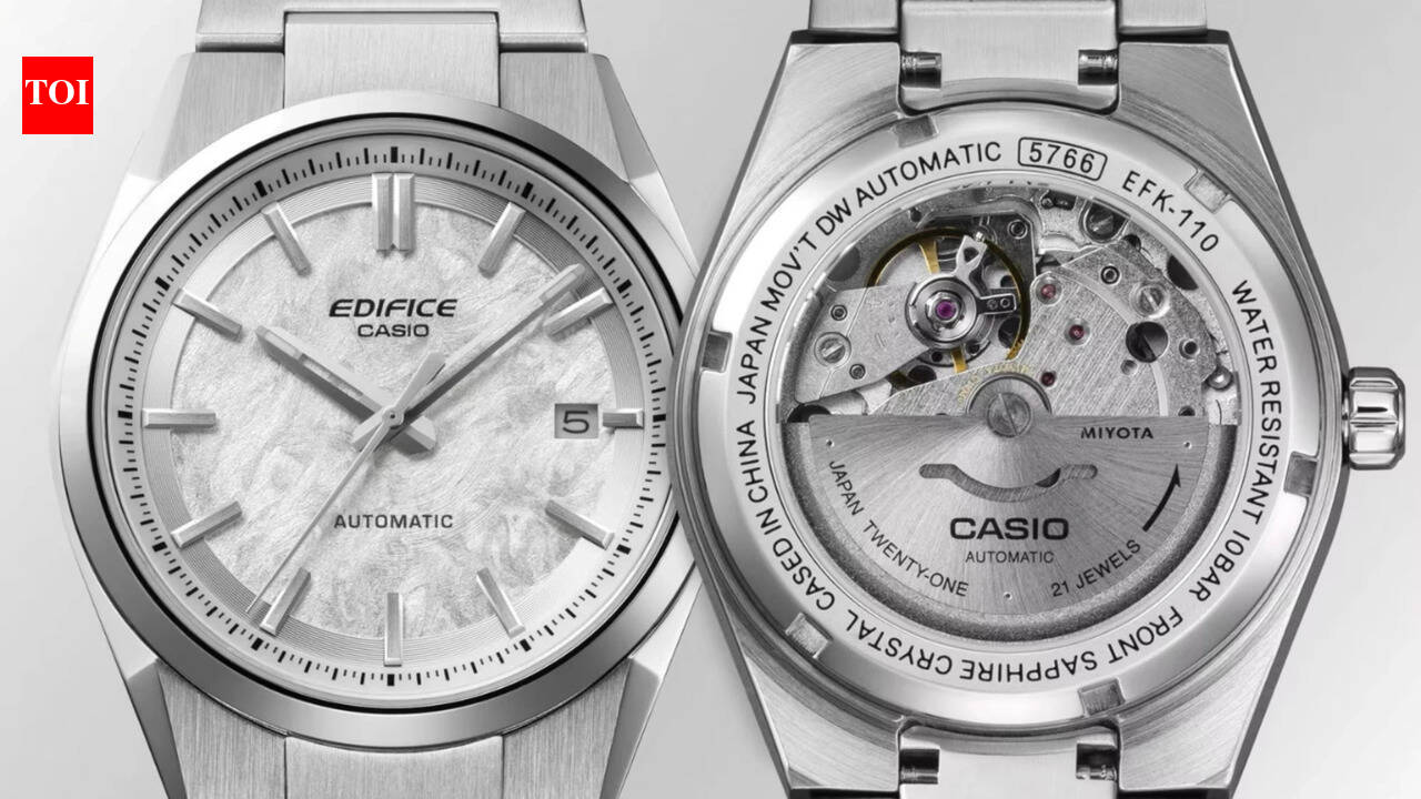 Casio Edifice EFK-110D Automatic series launches in India with forged-carbon-style dial at Rs 27,995