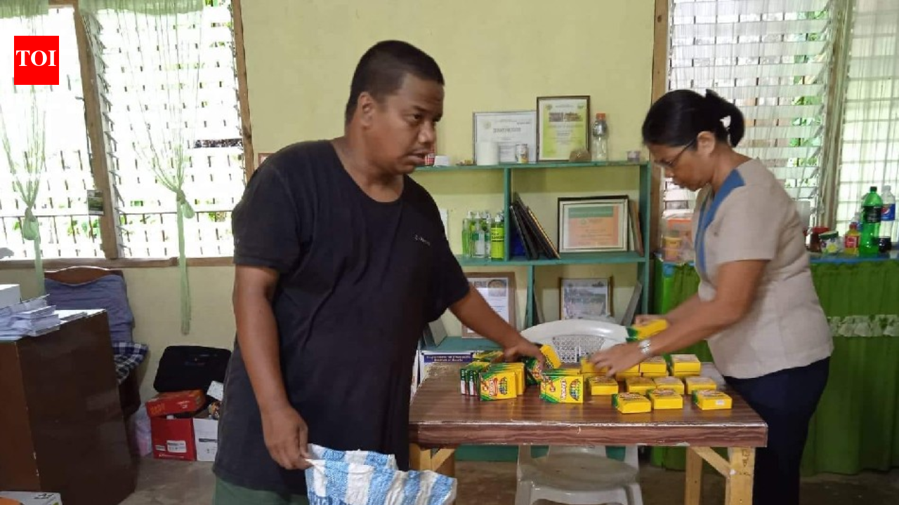 Man with autism spent two years saving coins to donate 160 boxes of crayons to school children in Philippines