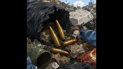  Live bullets in garbage heap spark security scare