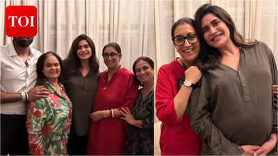 Karishma Tanna reunites with Kyunki Saas Bhi Kabhi Bahu Thi co-star Smriti Irani, calls it a 'Full Circle Moment'