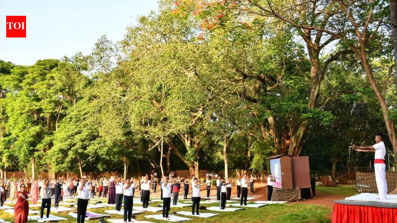 International Yoga Day at MLIRC, Belagavi