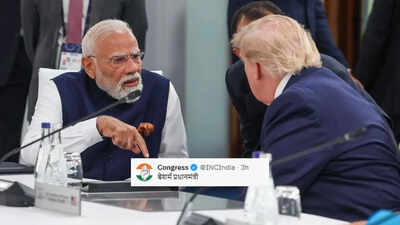 'Shameless': AAP, Congress target PM Modi for meeting Trump at G7 Summit after US strikes killed 3 Indian sailors