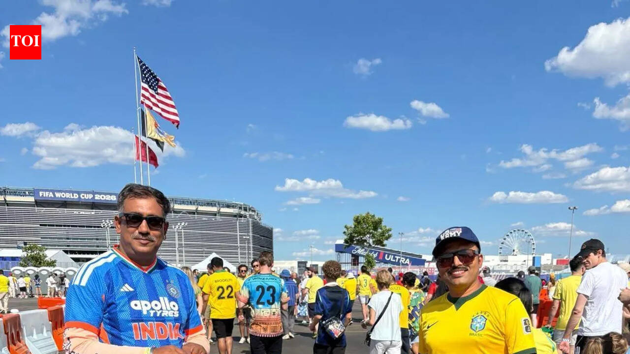 Fans from Kolkata carry India colours to football’s biggest stage