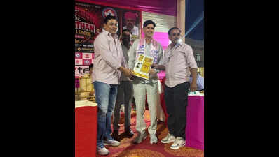 Grand inauguration of Rajasthan Premier League Ball Badminton Championship held at Chaugan Stadium, Jaipur