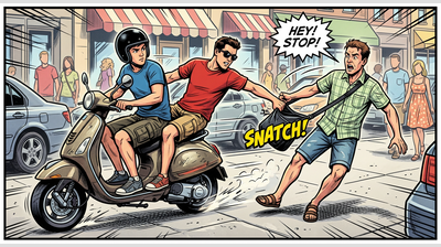 Trio snatch cellphone near Wakad bridge