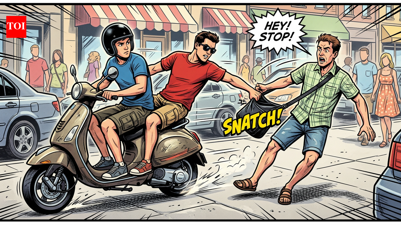 Trio snatch cellphone near Wakad bridge