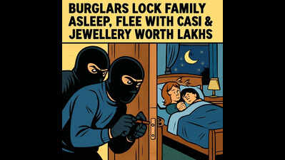 Burglars lock family asleep, flee with cash & jewellery worth lakhs in Dhar city