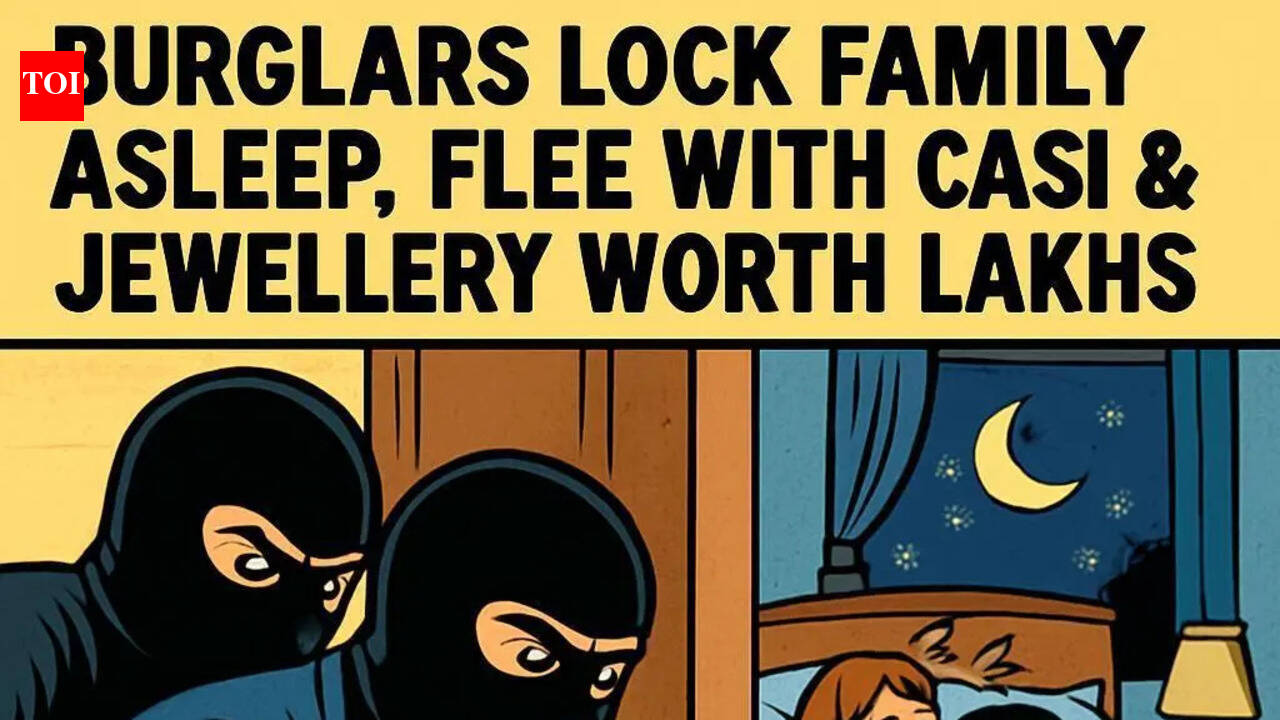 Burglars lock family asleep, flee with cash &amp; jewellery worth lakhs in Dhar city