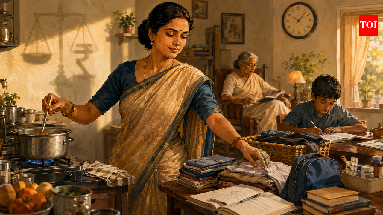 Unpaid Labour: The ₹30,000 question: What is a homemaker's work worth? |  India News - The Times of India