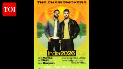 'The Chainsmokers' India tour 2026 announced; 'Closer' duo returns after years