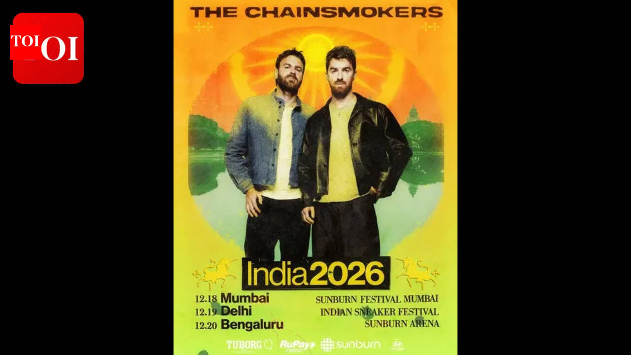 'The Chainsmokers' India tour 2026 announced; 'Closer' duo returns after years