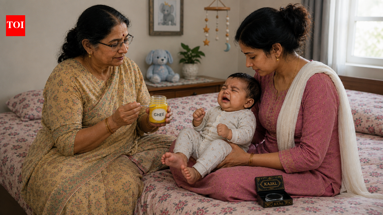 Ghee, gripe water and kajal: Which baby home remedies are safe and which aren't? Experts decode