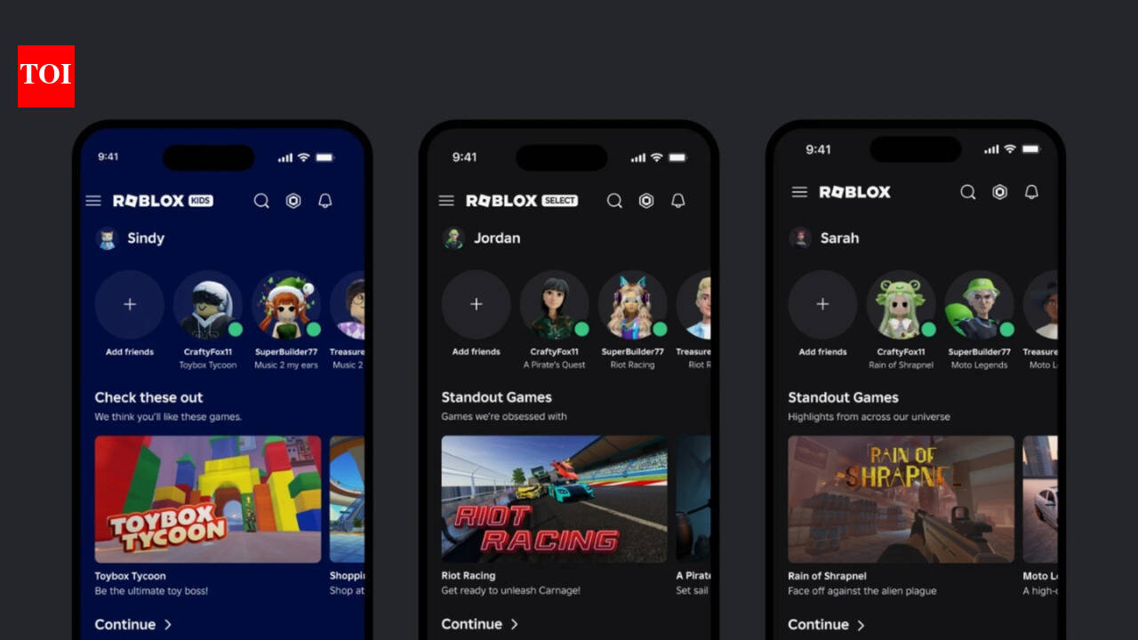 Roblox rolls out Kids and Select accounts in India, with age-based limits and stronger parental controls