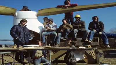 Scientists and students built a wind turbine on a Massachusetts hill in 1976, and helped turn a fringe idea into a major industry